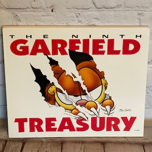 The Ninth Garfield Treasury by Jim Davis 1997 | Softcover Book | Great Gift for Garfield Fan!
