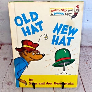Old Hat New Hat by Stan and Jan Berenstain | Hardcover Book by Bright & Early Books 1970 | See All Photos and Read Details