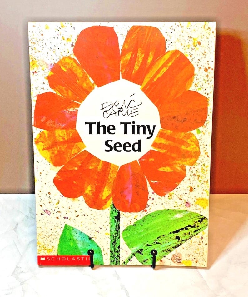 The Tiny Seed Softcover Book by Eric Carle, 1989 Scholastic - Etsy
