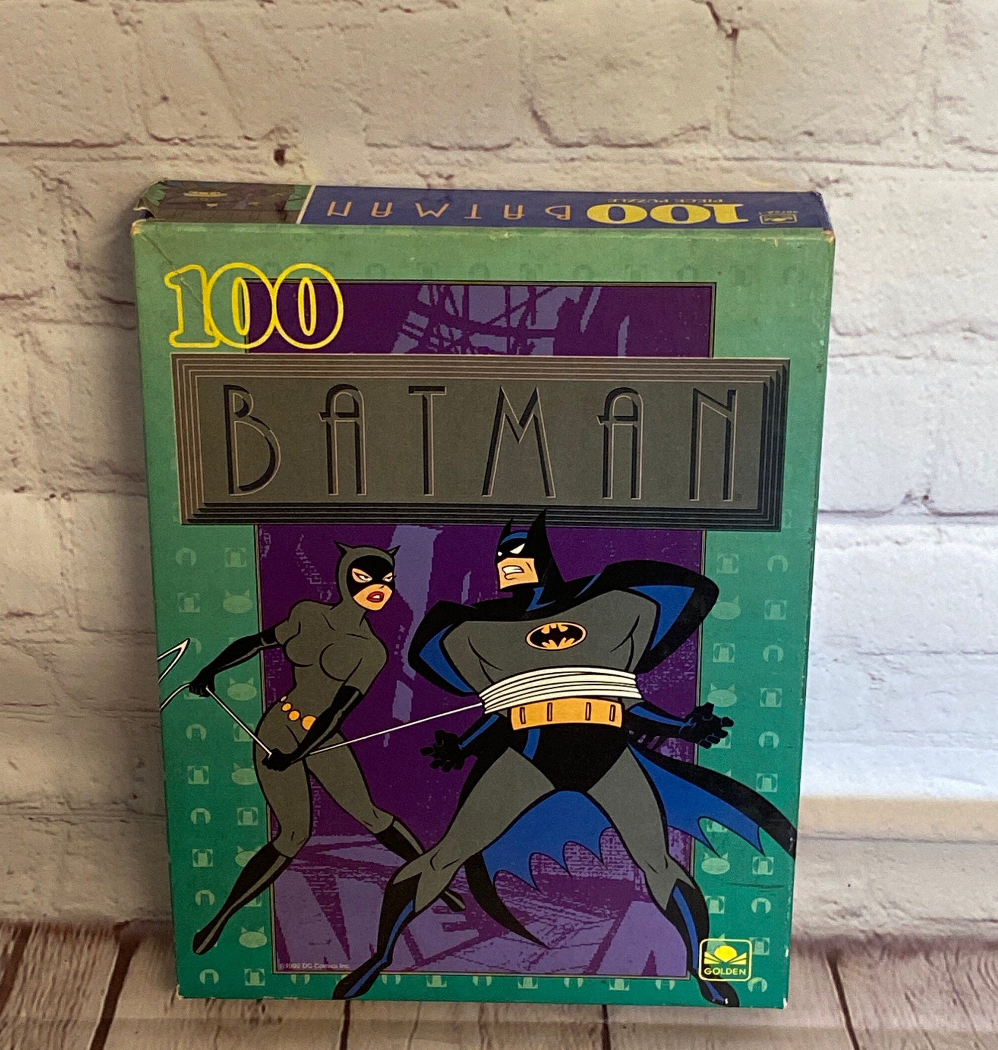1966 Whitman Batman Coloring Book comic LIGHTLY COLORED dc robin joker
