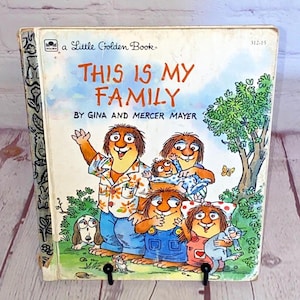 Este es mi libro de tapa dura de familia de Mercer y Gina Mayer / A Little Golden Book 1993 / Ver fotos y leer detalles