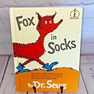 Fox in Socks by Dr. Seuss (1965 Hardcover) - Etsy