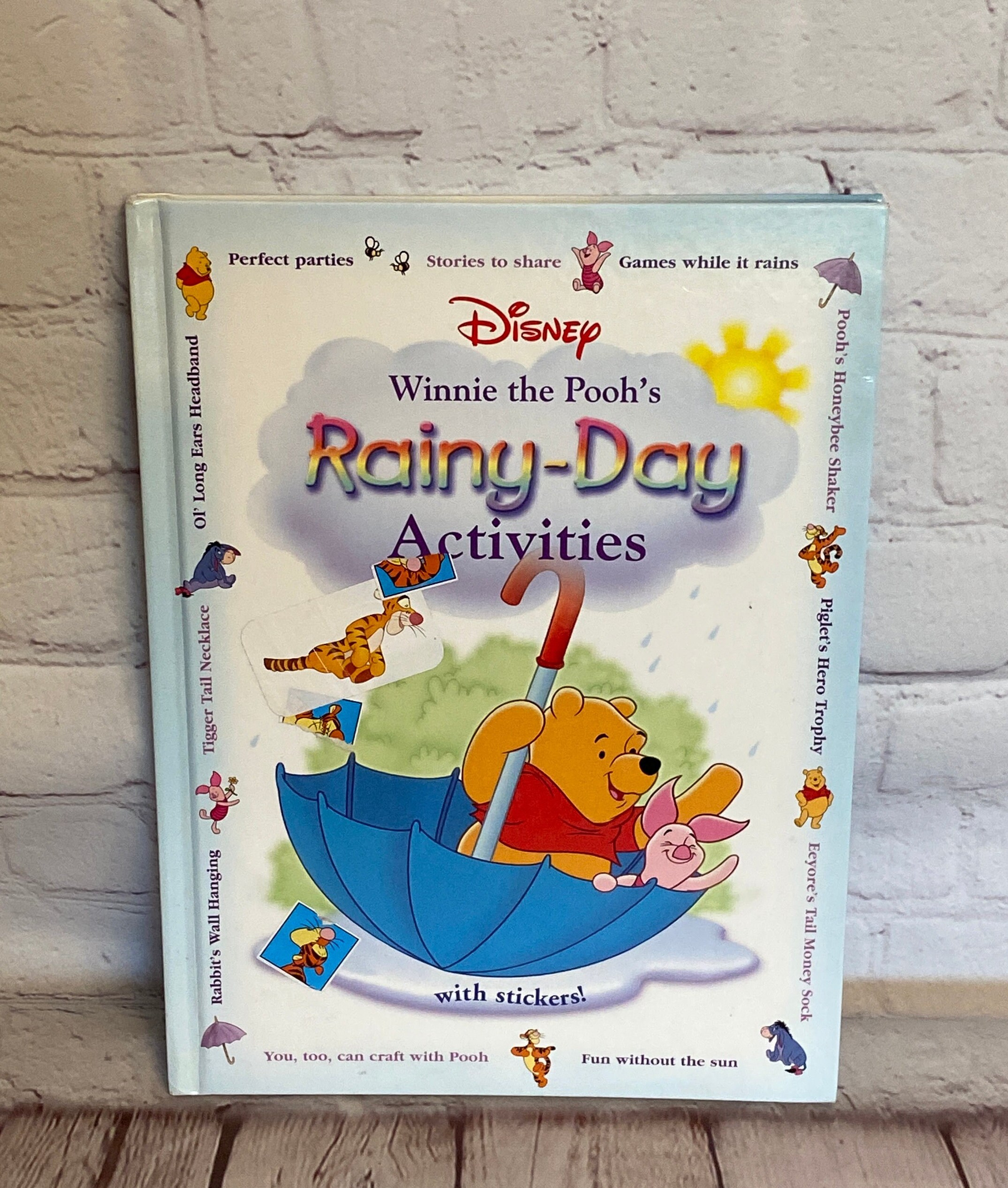 Winnie the Pooh Rainy Day Activities Book | Disney Press, 2002 - Etsy