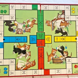 The Three Little Kittens Board Game by Cadaco 1978 | A Storybook Classic Game For 2-4 Players | Ages 4 - 10 | See Photos & Read! image 5