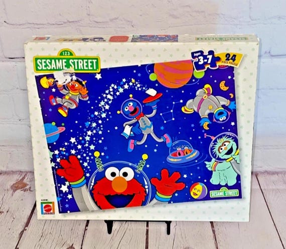 セサミストリート「宇宙」シーン 24 ピース パズル (マテル 2000