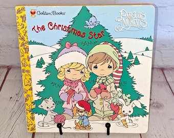 The Christmas Star Precious Moments Board Book by Golden Books 2001 | Written by Linda Masterson | See Photos & Read Details
