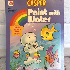キャスパー 水で塗る塗り絵ブック | 1992年 ゴールデン塗り絵ブック
