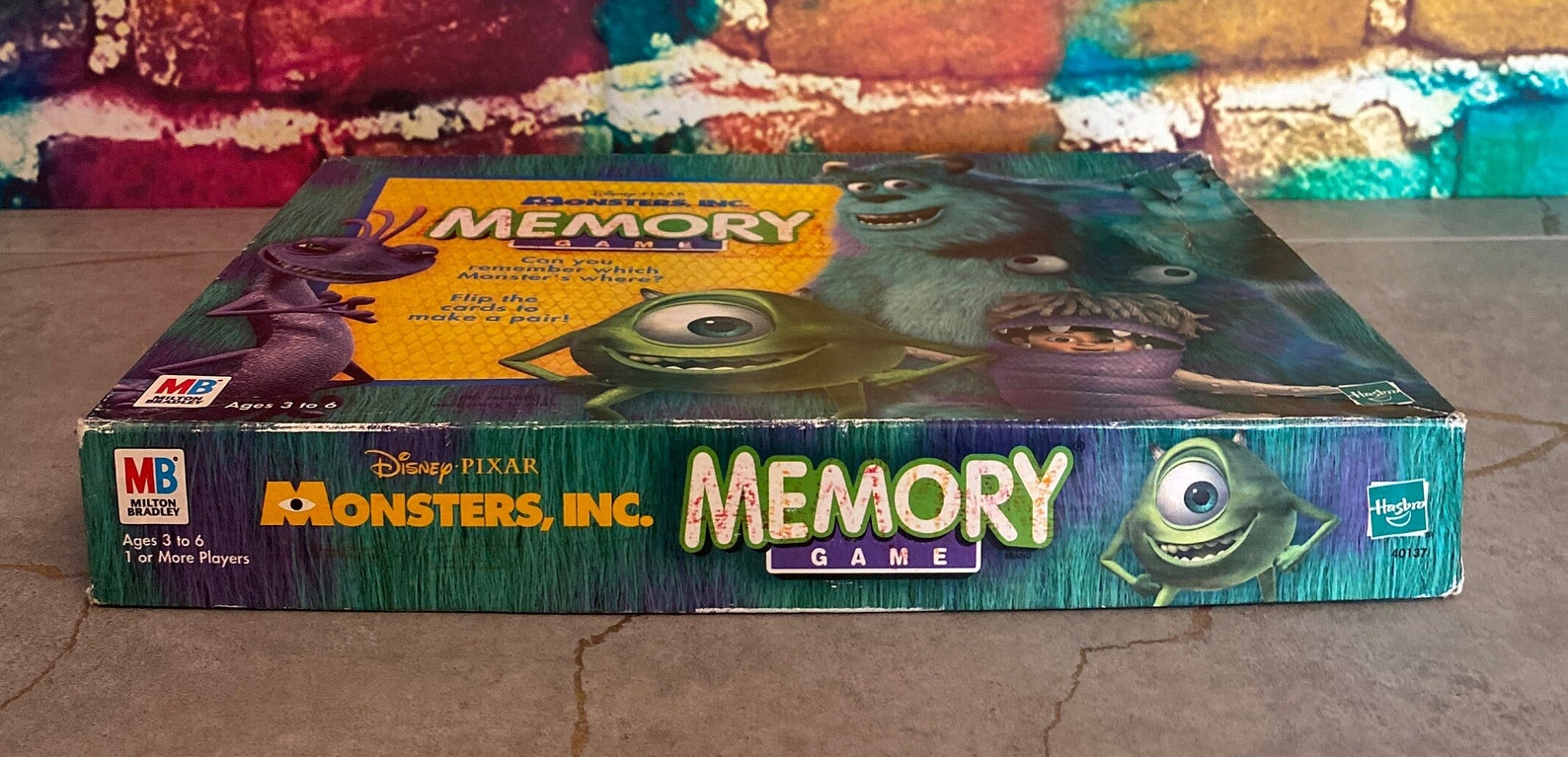 Disney Pixar Monsters Inc. Memory Game by Milton Bradley 2001 Etsy