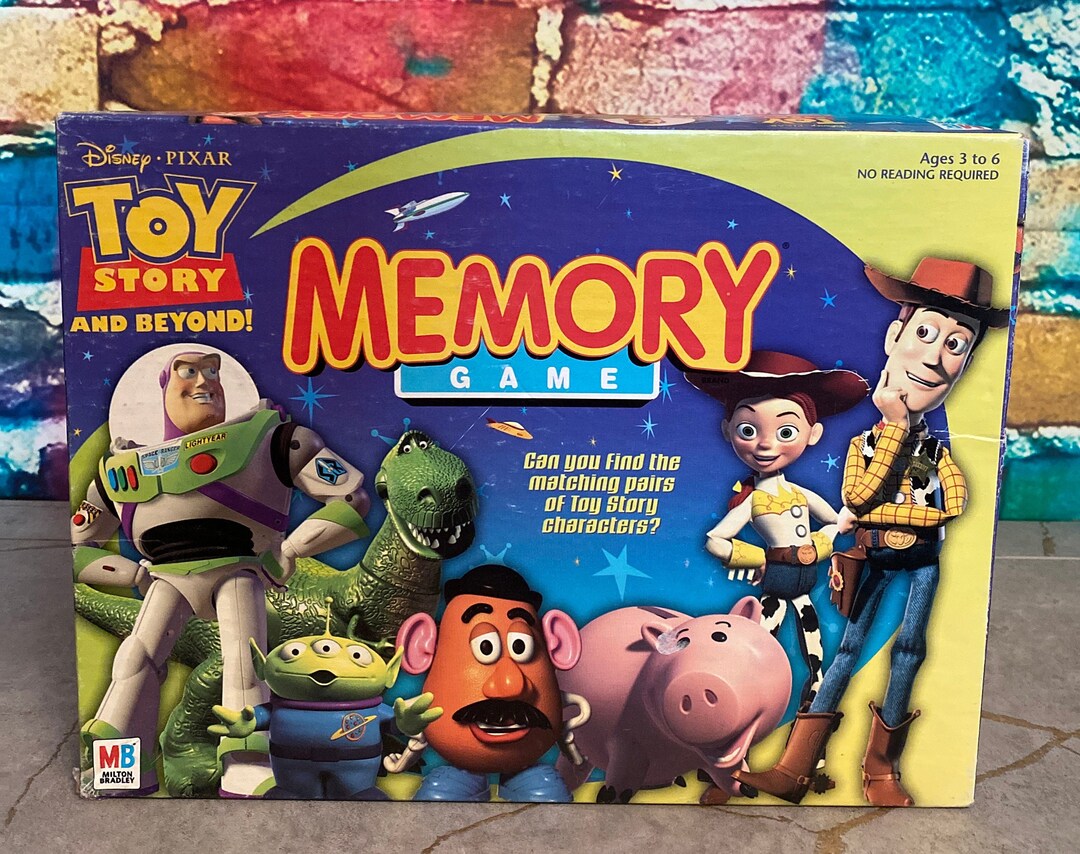 Disney Pixar Toy Story and Beyond Memory Game by Milton Bradley 2001