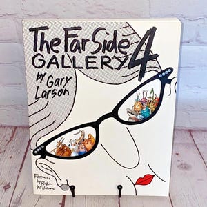 The Far Side Gallery 4 by Gary Larson | Foreword by Robin Williams| Softcover Book by Andrews McMeal Publishing 1993 | See Photos & Read