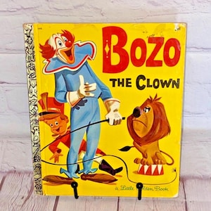 Bozo The Clown | A Little Golden Book 1961 | By Carl Buettner | Hardcover Children&#39;s Book | See Photos & Read Details