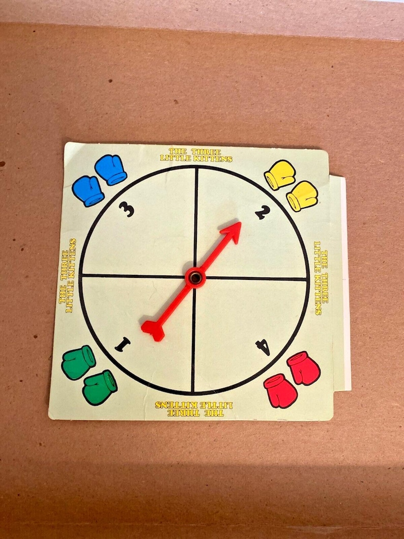 The Three Little Kittens Board Game by Cadaco 1978 | A Storybook Classic Game For 2-4 Players | Ages 4 - 10 | See Photos & Read! image 7
