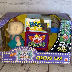 新品 ラグラッツ映画「サーカス ケア」おもちゃ マテル 1998年 | 対象年齢 4 歳以上 | すべての写真を見る & 詳細を読む