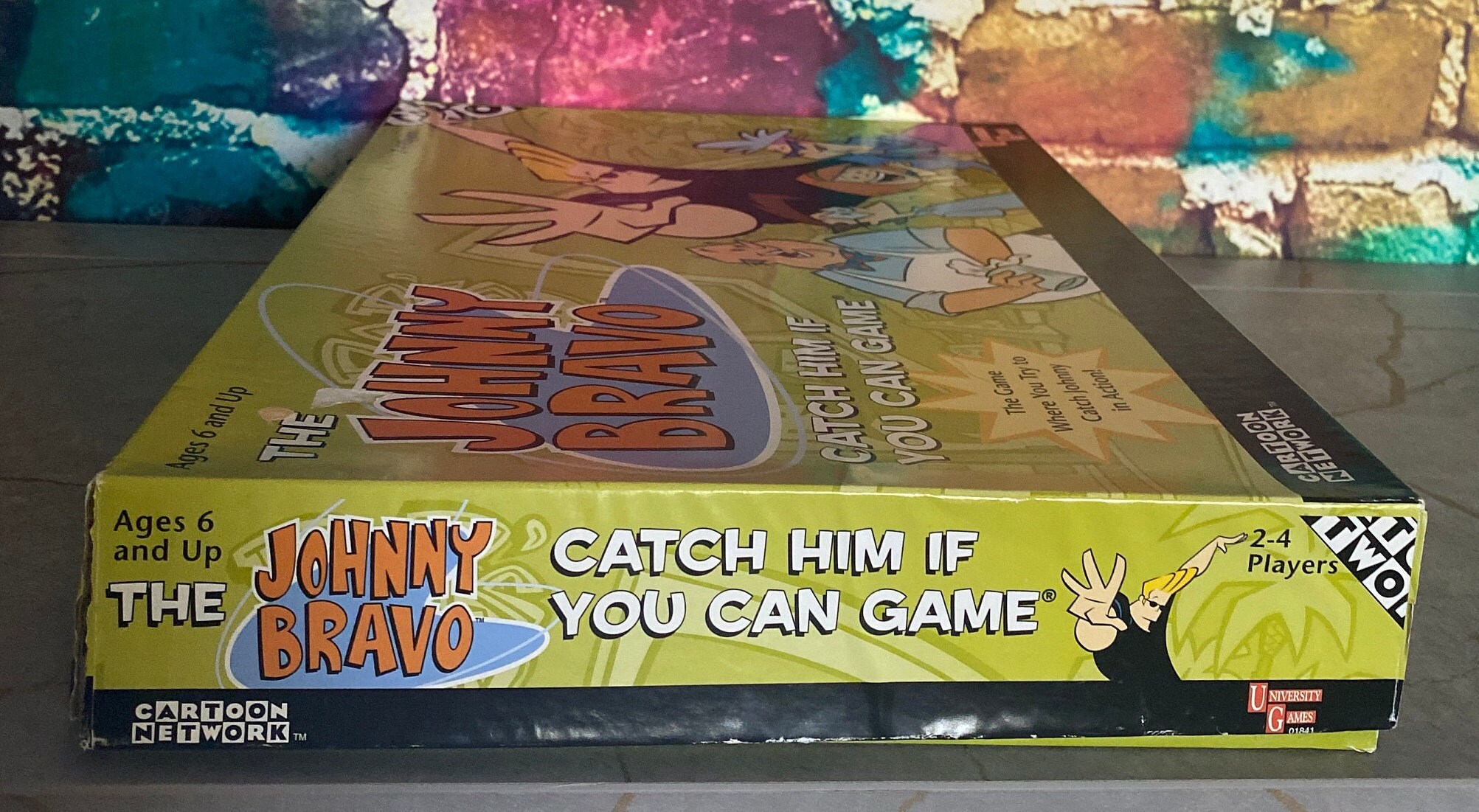 Johnny Bravo Catch Him If You Can Board Game Cartoon Network 