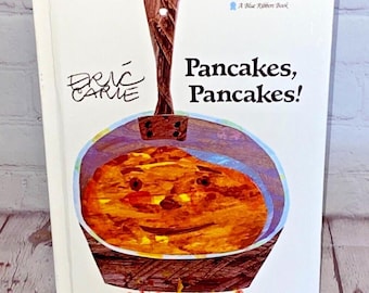 ¡Panqueques, panqueques! de Eric Carle 1992 / Libro infantil de tapa dura de Scholastic / Ver fotos y leer detalles