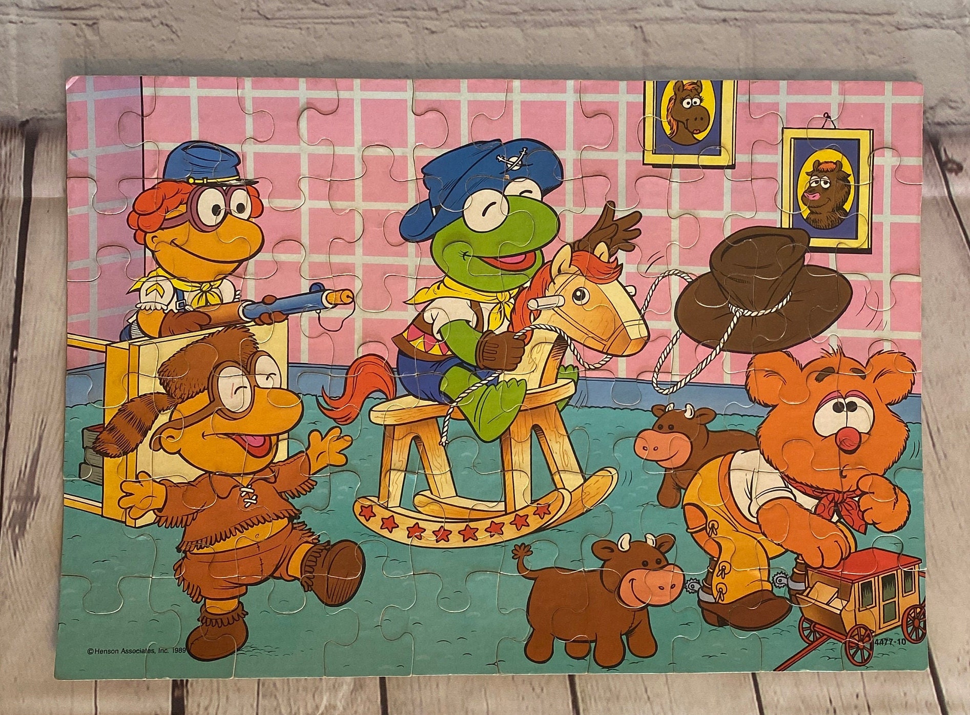 Vintage Muppet Babies 60 Piece Puzzle | 1989 Milton Bradley - Etsy
