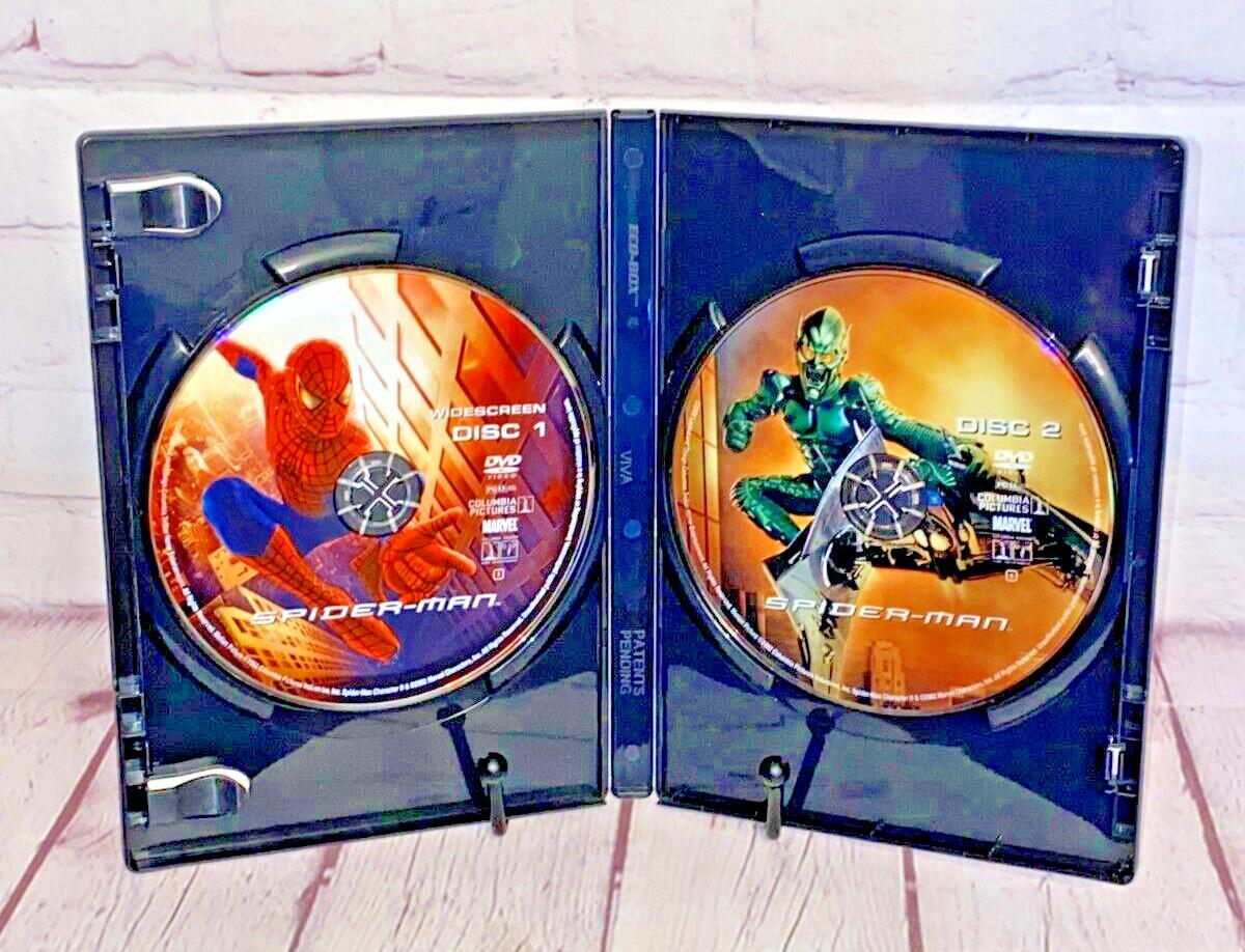 Spider-man DVD by Columbia Pictures 2002 | Rated PG-13 | Running