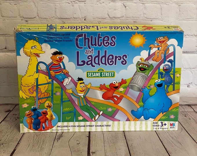 Chutes and Ladders sesame Street Edition by Milton Bradley 2004 for