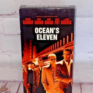 Ocean&#39;s Eleven VHS by Warner Home Video 2001 | Rated PG-13 | Running Time: 117 Minutes and Extras 10 Minutes | See Photos & Read Details