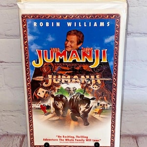 Jumanji VHS by Columbia Tristar Home Video 1996 | Rated PG | Running Time: 104 Minutes | See Photos & Read Details