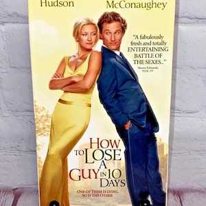 How To Lose A Guy in 10 Days VHS by Paramount 2003 | Rated PG-13 | Running Time: 115 Minutes | See Photos & Read Details