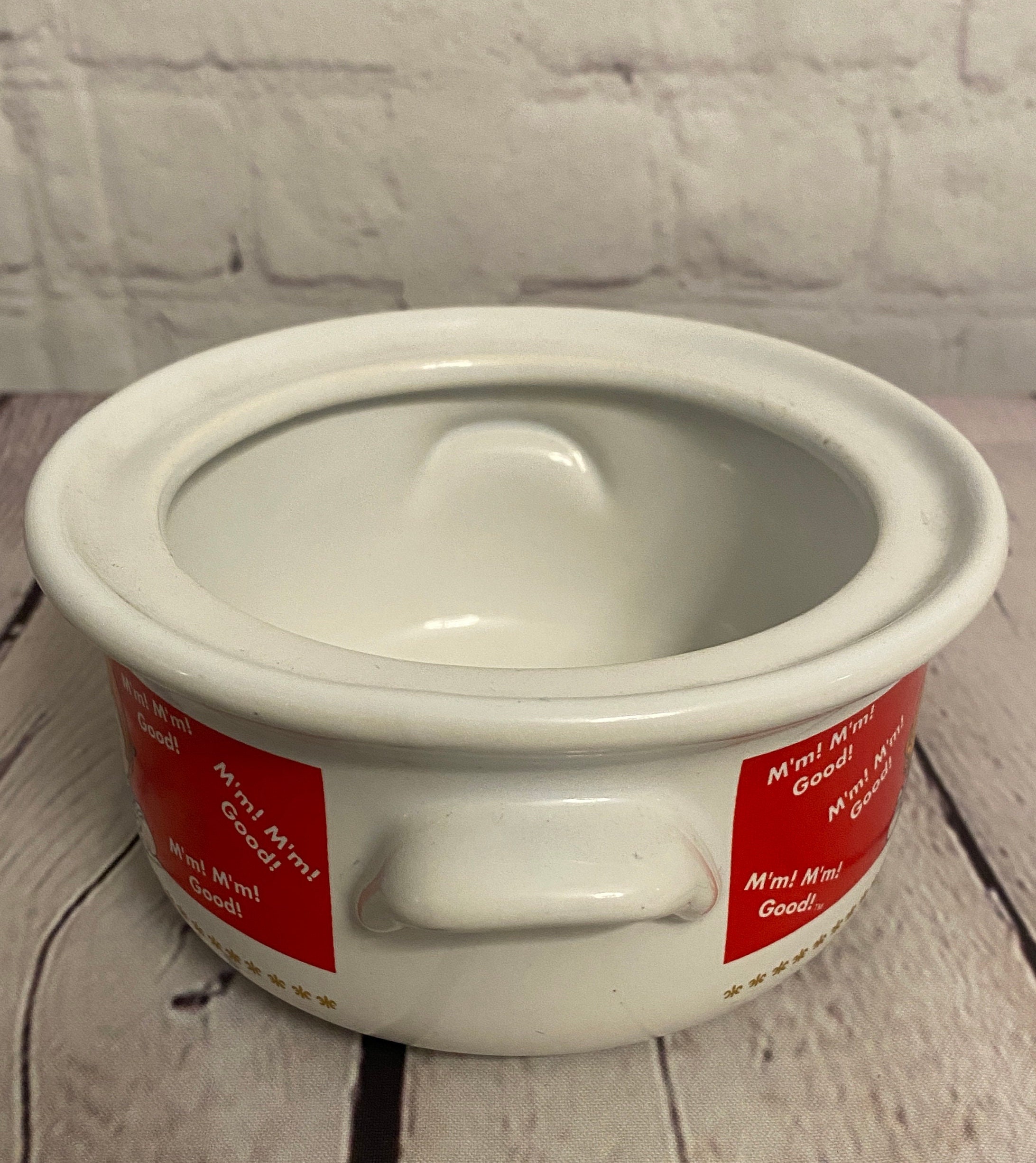 Vintage Ceramic Campbell's Soup Bowl by Campbell Soup Company 1998