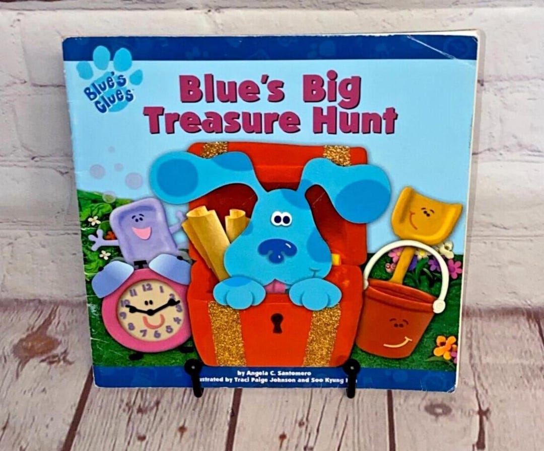 Blue's Clues "blue's Big Treasure Hunt" by Angela C. Santomero ...