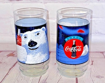 ヴィンテージ コカコーラ グラス：1980年代風の復刻版コレクターズ