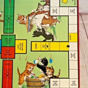 The Three Little Kittens Board Game by Cadaco 1978 | A Storybook Classic Game For 2-4 Players | Ages 4 - 10 | See Photos & Read! image 10