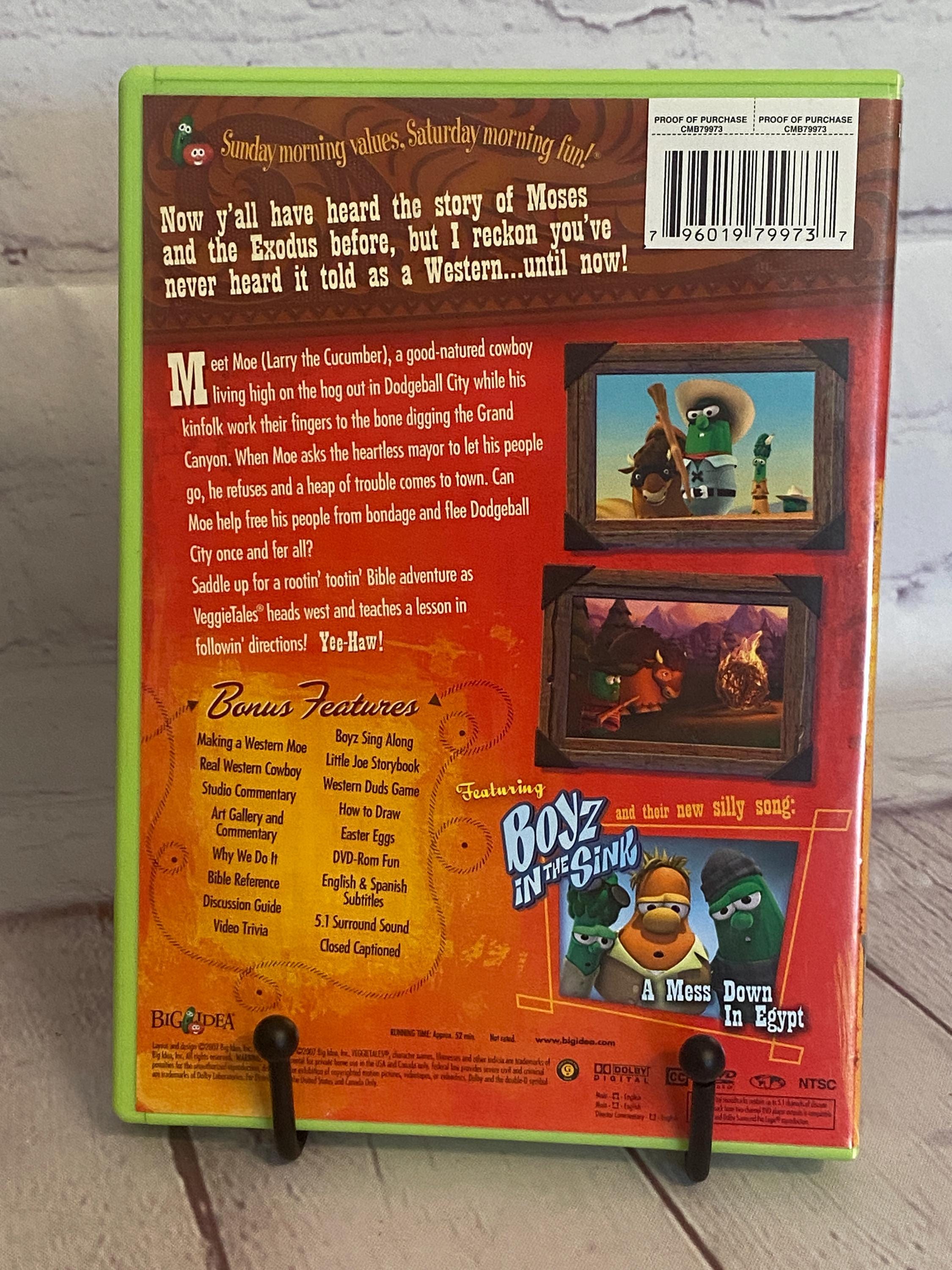 Veggietales VHS and DVD Bundle | Rack, Shack and Benny; Dave, Moe