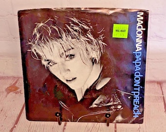 Madonna - Papa Don't Preach / Pretender 7' Single 45 RPM Vinyl