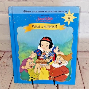Walt Disney&#39;s Snow White and the Seven Dwarfs &quot;What A Surprise!&quot; Hardcover Children&#39;s Book | Volume 5 | Advance Publishers 1998 | See Photos
