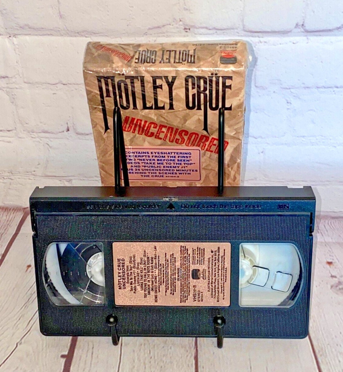 Motley Crue Uncensored VHS by Elektra Entertainment 1986