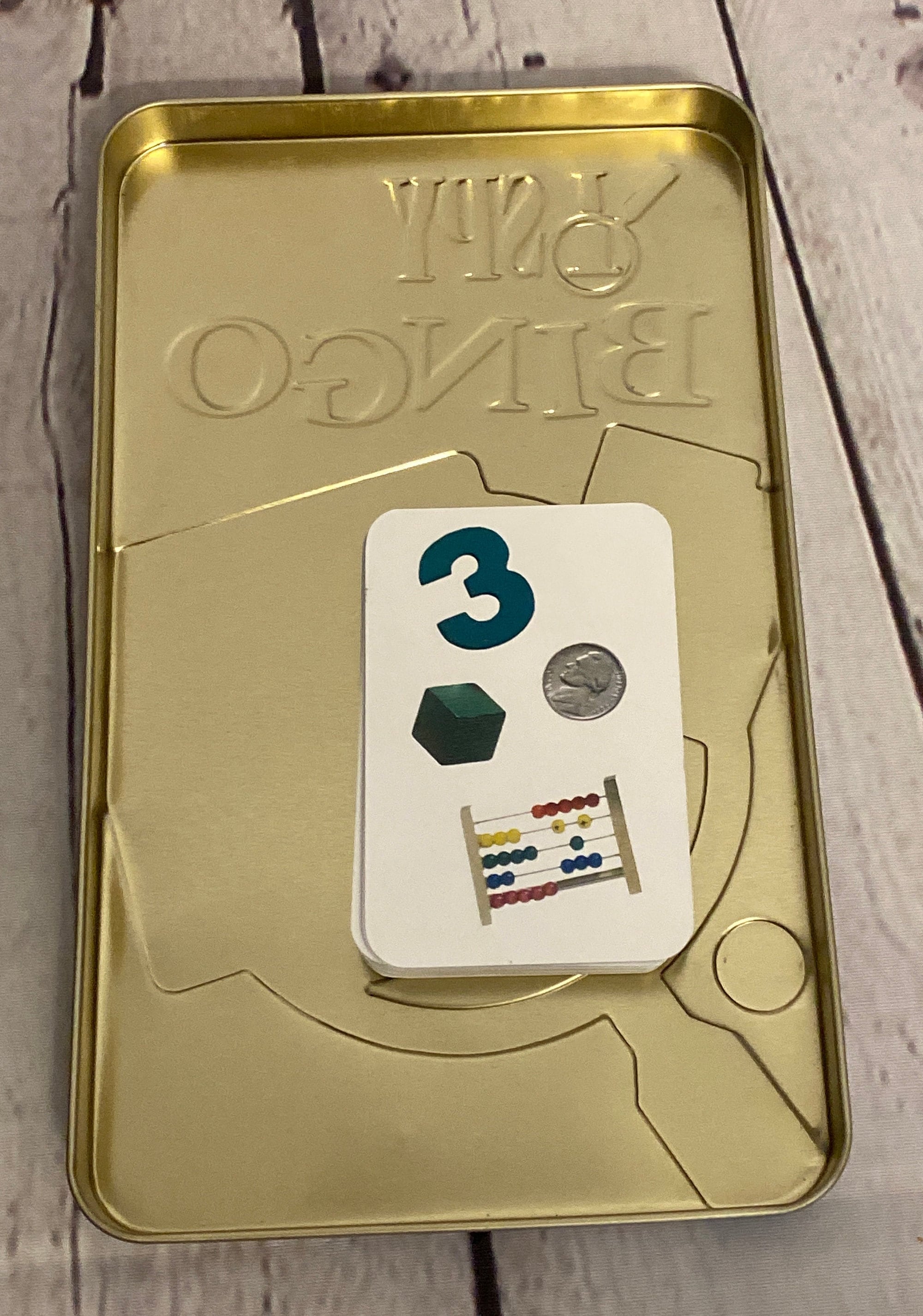 I Spy Bingo Game by Briarpatch 2003 in Tin Container for Ages 4 and up