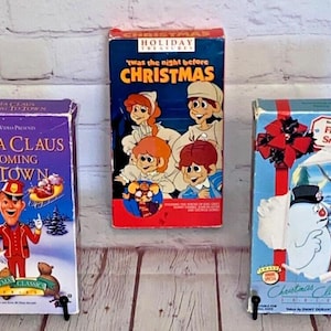 Christmas Animated Movie Classics VHS Bundle | Includes Three VHS Tapes | See All Photos & Read Details!