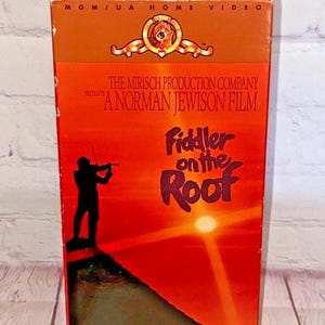 Fiddler on the Roof VHS by MGM/UA Home Video 1988 | Rated G | Running Time: 3 Hours | See Photos & Read Details
