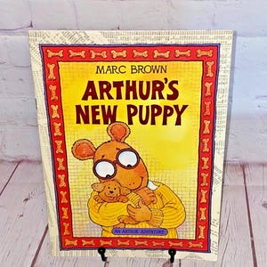 Arthur&#39;s New Puppy by Marc Brown | An Arthur Adventure | Softcover Children&#39;s Book by Trumpet Club 1993 | See Photos & Read Details