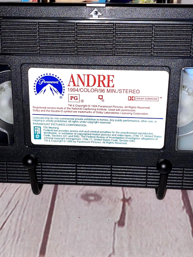 Andre VHS Paramount 1995 - Etsy