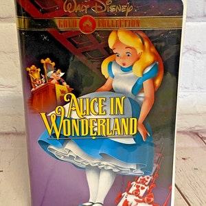 Walt Disneys „Alice im Wunderland“ VHS von Walt Disney Home Video | Gold-Kollektion | Sternzeichen G| Laufzeit 75 Min | VHS Tape Funktioniert | Siehe Fotos