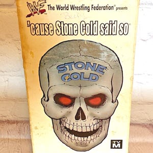 Cause Stone Cold Said So VHS by World Wrestling Federation Home Video 1998 | Rated TV-M | Running Time: 60 Mins | See Photos & Read