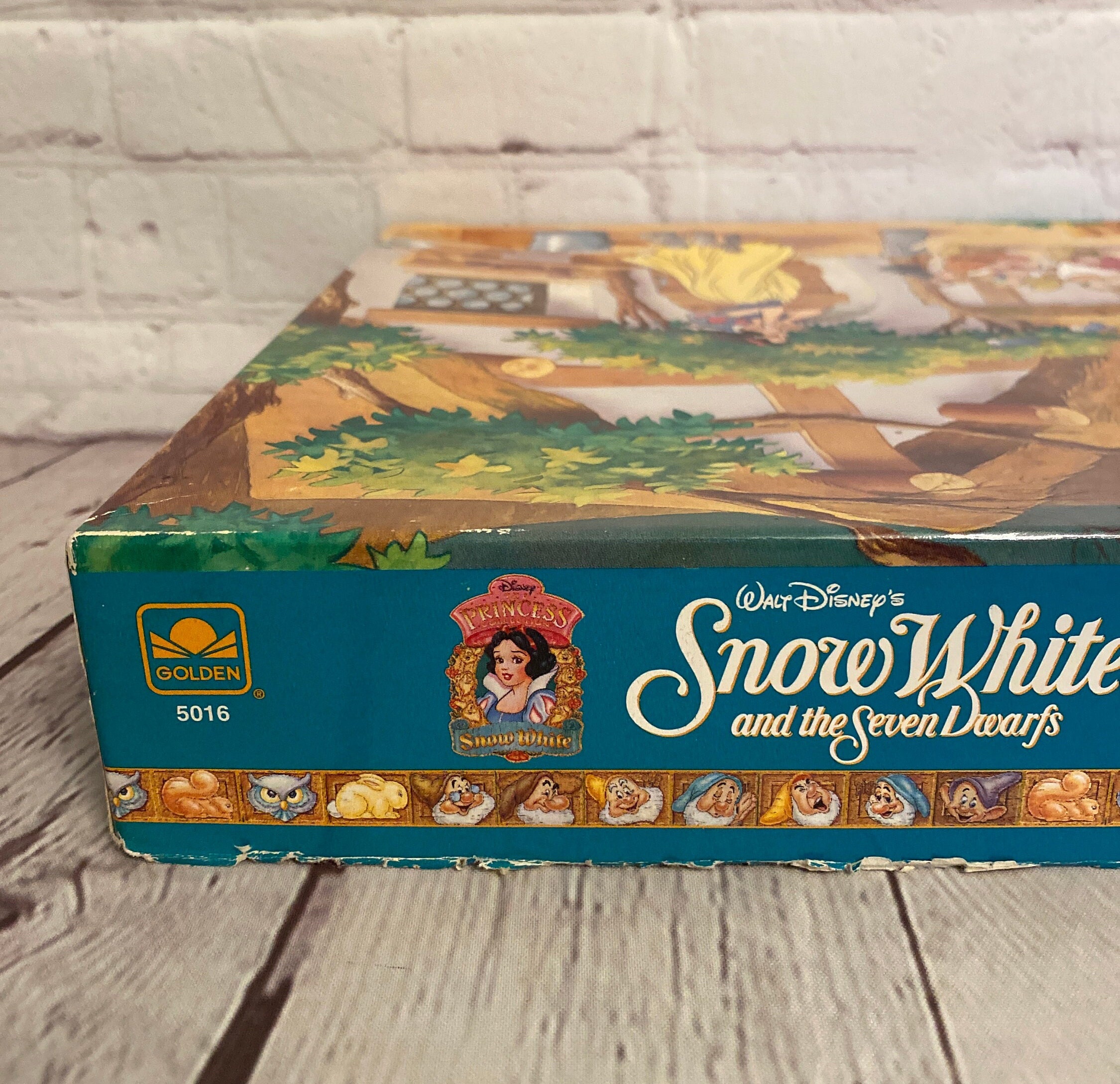 Vintage Snow White Floor Puzzle | Golden, 63 Piece (1990s) - Etsy