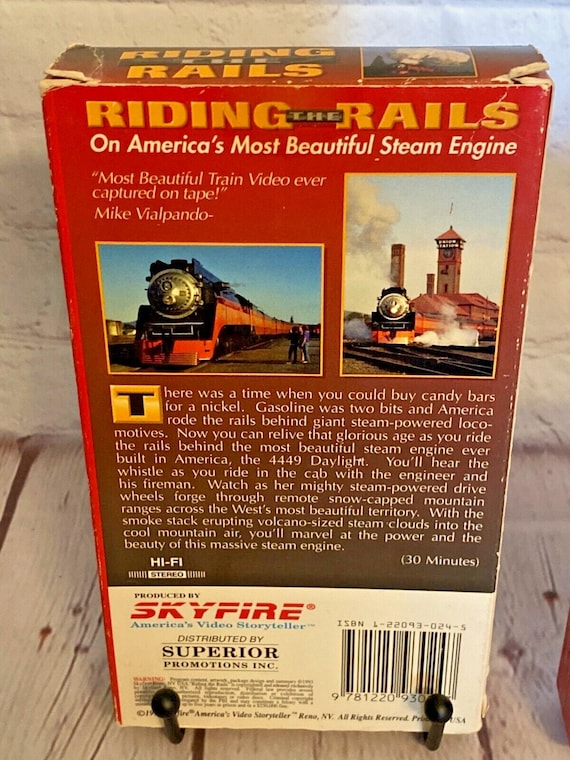 Vintage Train and Railroads VHS Bundle | Includes Four (4