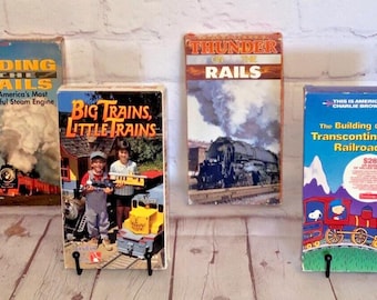 Vintage Train and Railroads VHS Bundle | Includes Four (4) VHS