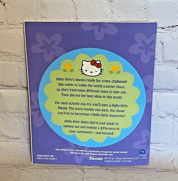 Hello Kitty Helps Out Activity Book | 2003 Scholastic Softcover - Etsy