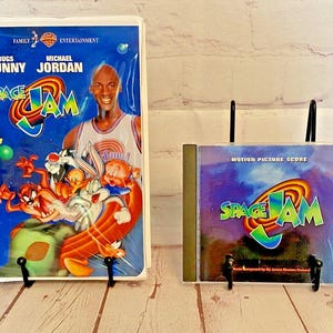 Space Jam Bundle with VHS and CD Soundtrack | 90s Space Jam Featuring Michael Jordan | Please Read and See Photos!