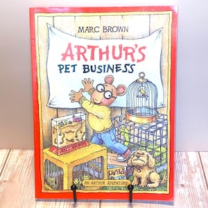 Arthur&#39;s Pet Business, livre pour enfants à couverture souple de Marc Brown 1990 | Voir les photos et lire les détails