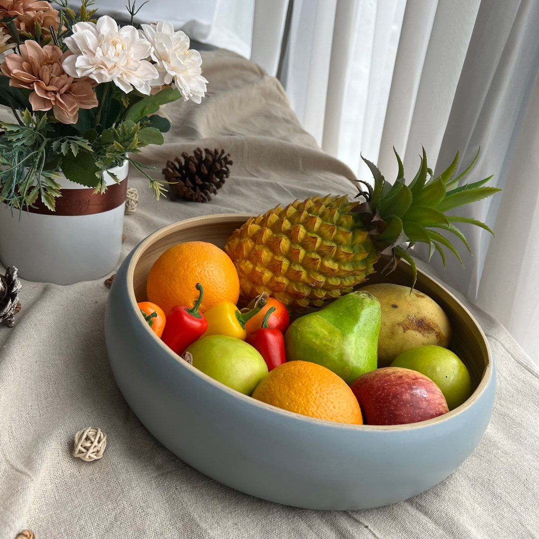 Fruit Bowl for Kitchen Counter, Decorative Bowl, Large Serving Bowl or ...