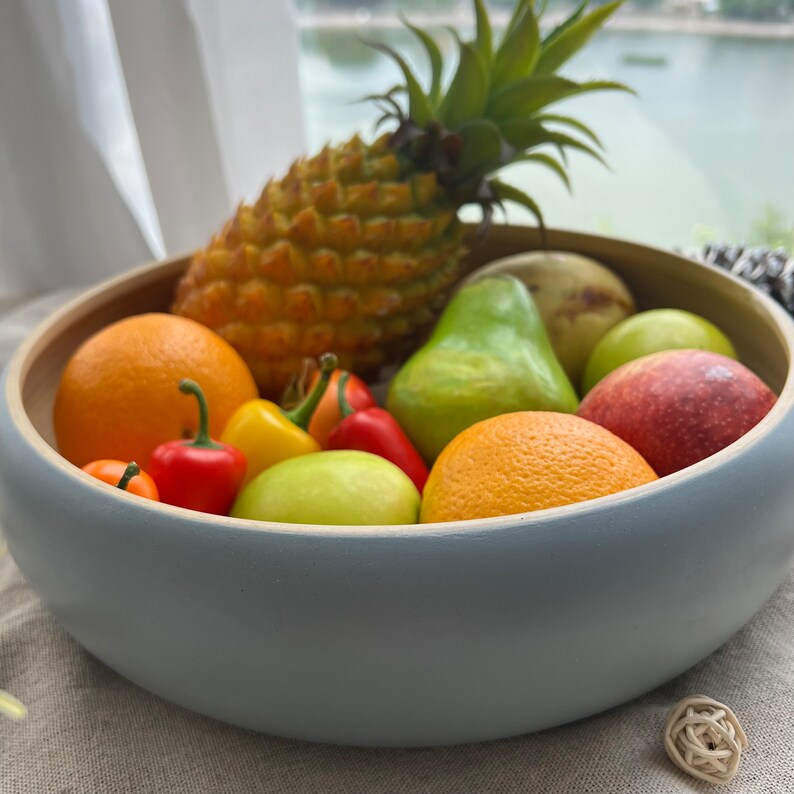 Fruit Bowl for Kitchen Counter Decorative Bowl Large Serving Etsy