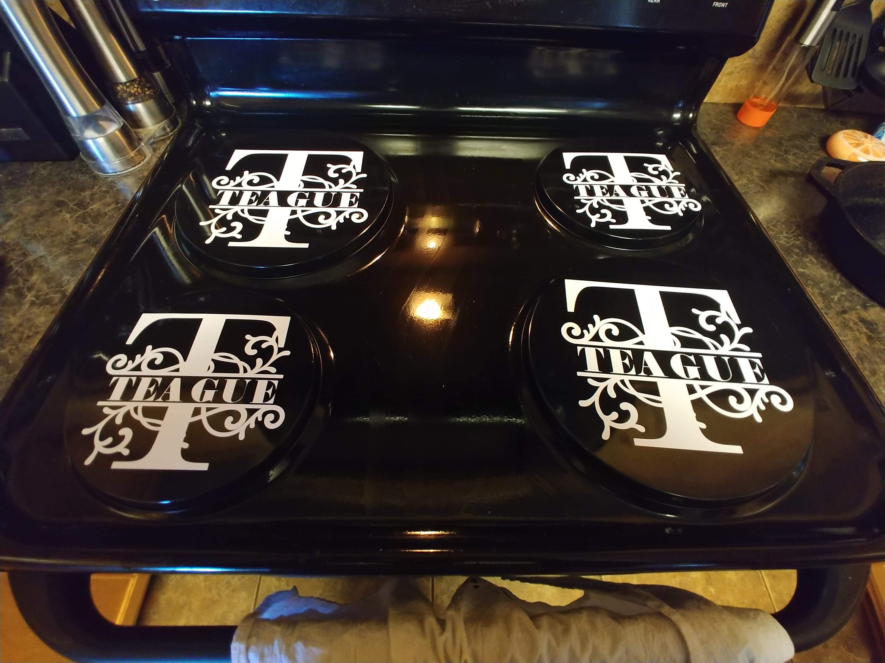 Stove Burner Covers Etsy