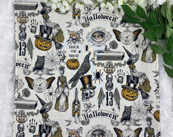 Halloween Altar Cloth, Tarot Cloth, Altar Decor, Double Sided Altar Cloth, Wall Hanging, Dice Mat, Centerpiece